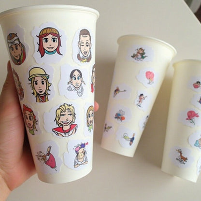 Custom Plastic Party Cups with Face Stickers – Personalized Favors for Weddings & Bachelorettes | St. Charles IL