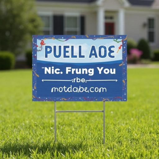 Custom Yard Signs with Stakes – Real Estate, Events & Promotions | St. Charles IL