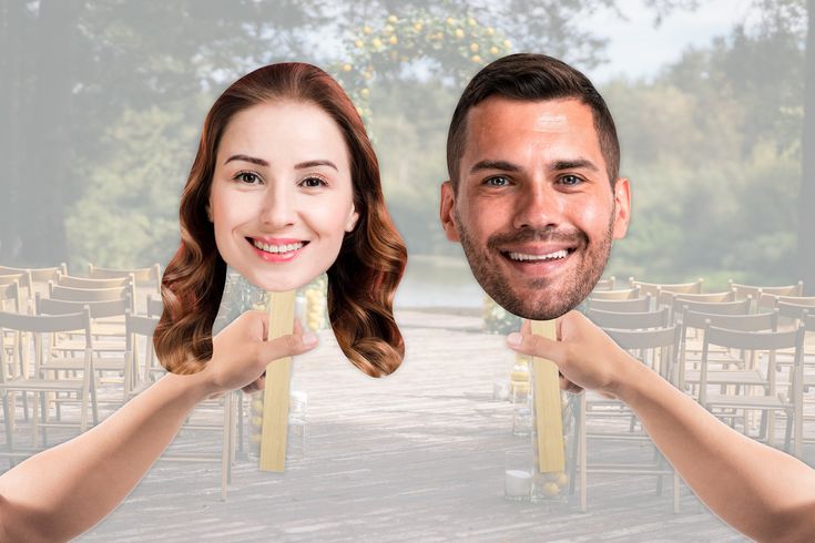 Custom Face on a Stick – Photo Props for Graduation, Bachelorette & Sports | St. Charles IL
